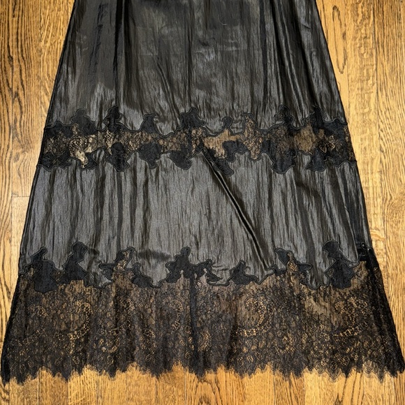 NWT ROBERT RODRIGUEZ BLACK LACE SLIP DRESS - Picture 8 of 14